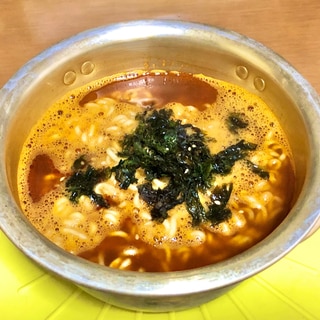 簡単⭐辛ラーメン和風アレンジ